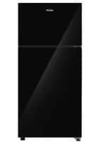 Haier 240 L 2 Star Frost Free Double Door Refrigerator Black Glass (HRF-2902EKG-P)