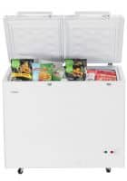 Haier 324 L 5 Star Deep Freeze Double Door Refrigerator White (HFC-350DM5)