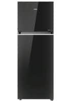 Haier 328 L 3 Star Double Door Frost Free Inverter Refrigerator Black Glass (HRF3783PKGP)