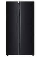 Haier 630 L 3 Star Frost Free Double Door Refrigerator Black (HRS-682KS)