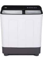 Haier 7 kg Semi Automatic Top Load Washing Machine White and Black (HTW70-178BKN)