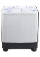 Haier Semi Automatic Top Load Washing Machine White, Dark Grey (HTW75-1169FW)