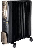 Havells 2900 W 11 Oil Filled Room Heater Black (OFR 11F plus FAN)