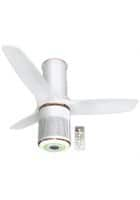 Havells Stealth Puro Air 1250Mm Ceiling Fan With Air Purifier And Remote Control Peral White Lt (Copper)