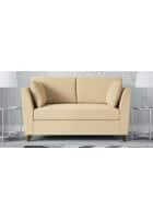 Home Edge Weston 2 Seater Sofa (Beige) Solid Wood