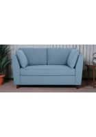 Home Edge Weston 2 Seater Sofa (Ice Blue) Solid Wood