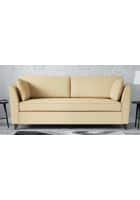 Home Edge Weston 3 Seater Sofa (Beige) Solid Wood