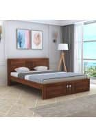 Home Edge Audi King Without Storage Bed (Teak)