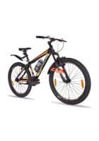 Hero Sprint Voltage 26T MTB Bike Non Geared Front suspension V-Brake Men Cycle (Black and Orange)