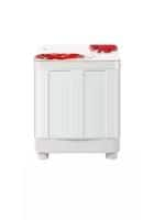 Haier 8.5 Kg Semi Automatic Top Load Washing Machine White And Red (HTW85-178)