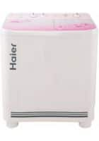 Haier 8 Kg Semi Automatic Top Load Washing Machine White And Pink (HTW80-1159)