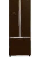 Hitachi 511 L Frost Free Triple Door Refrigerator Glass Brown (R-WB560PND9-GBW)