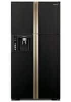 Hitachi 586 L Frost Free Multi Door Refrigerator Glass Black (R-W660PND7-GBK)