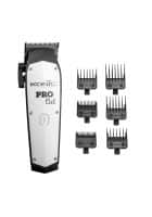 Ikonic Pro Cut Stainless Steel Blades Hair Clipper (Black and White)