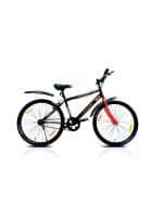 Leader Scout 26T Mountain Bicycle Without Gear Single Speed For Men 26 T Mountain Cycle For Men (Black)