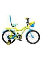 Leader Buddy 16T Single Speed Road Cycle With Training Wheels For Kids (Yellow)