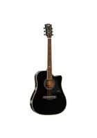 Kepma D1CE Semi Acoustic Guitar (Black Glossy)