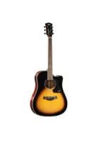 Kepma D1CE Semi Acoustic Guitar (Sunburst Gloss)