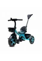 KidsMates Junior Plug N Play Kids/Baby Tricycle with Parental Control, 4 Years Boys and Girls (Blue)