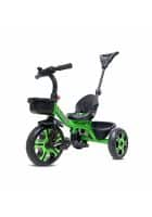 KidsMates Junior Plug N Play Kids/Baby Tricycle with Parental Control, 4 Years Boys and Girls (Green)