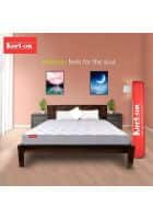 Kurl-On Dual Roll Pack 4 inch Double Size Reversible Soft and Firm Sides Mattress (72 x 48 x 4 Inch, ETU720048000400)