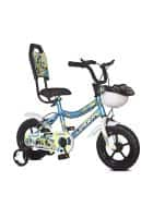 Leader Nitro Cycle 12T with Training Wheels SEMI-Assembled For Kids (Sky Blue)