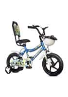 Leader Nitro Cycle 14T with Training Wheels SEMI-Assembled For Kids (Blue)