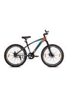Leader Cycles Taximo 26T Single Speed MTB cycle with Dual Disc Brake and Front Suspension (Black)
