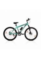 Leader Cycles TORFIN MTB 26T Mountain Bicycle with Front Suspension and Dual Disc Brake (Sea Green and Black)