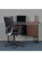 Nilkamal Endura Office Table (Brown)