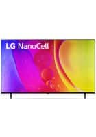 LG 164 cm (65 inch) (4K) Ultra HD Smart LED TV Black (65NANO80SQA)