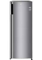 LG 171 L Direct Cool Single Door Refrigerator Shiny Steel (GN-304SLBT)