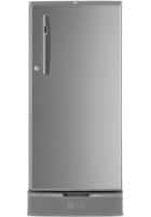 LG 185 L Direct Cool Single Door 3 Star Refrigerator Shiny Steel (GL-D199OPZD)