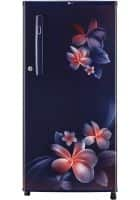 LG 190 L 2 Star Direct Cool Single Door Refrigerator Blue Plumeria (GL-B199OBPC)