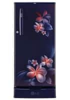 LG 190 L 2 Star Direct Cool Single Door Refrigerator Blue Plumeria (GL-D199OBPC)