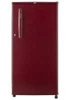 LG 190 L 2 Star Direct-Cool Single Door Refrigerator Peppy Red (GL-B199OPRC)