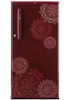 LG 190 L 2 Star Direct Cool Single Door Refrigerator Ruby Regal (GL-B199ORRC)