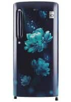 LG 190 L 3 Star Direct Cool Single Door Refrigerator Flower Blue (GL-B201ABCX)