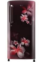 LG 190 L 3 Star Direct Cool Single Door Refrigerator Red (GL-B201ASCX)