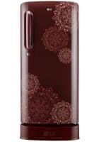 LG 190 L 3 Star Direct Cool Single Door Refrigerator Ruby Regal (GL-D201ARRD)