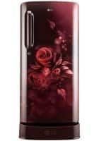 LG 190 L 3 Star Direct Cool Single Door Refrigerator Scarlet Euphoria (GL-D201ASED)