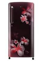 Lg 190 L 4 Star Direct Cool Single Door Refrigerator Scarlet Plumeria (GL-B201ASPZ)