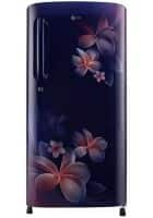 LG 190 L 4 Star Direct Cool Single Door Refrigerator Blue Plumeria (GL-B201ABPX)