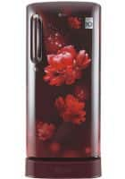 LG 190 L 4 Star Direct Cool Single Door Refrigerator Scarlet Charm (GL-D201ASCY)