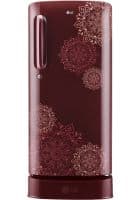 LG 190 L 5 Star Direct Cool Single Door Refrigerator Ruby Regal (GL-D201ARRZ)