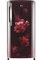 LG 201 L 4 Star Direct Cool Single Door Refrigerator Scarlet Charm (GL-B211HSCY)