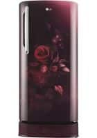 LG 201 L 4 Star Direct Cool Single Door Refrigerator Scarlet Euphoria (GL-D211HSEY)