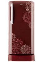 LG 204 L 5 Star Direct Cool Single Door Refrigerator Ruby Regal (GL-D211HRRZ)