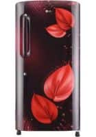 LG 205 L 4 Star Inverter Direct Cool Single Door Refrigerator Scarlet Victoria (GL-B221ASVY)