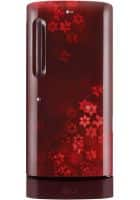 LG 205 L 5 Star Direct Cool Single Door Refrigerator Scarlet Quartz (GL-D221ASQZ)